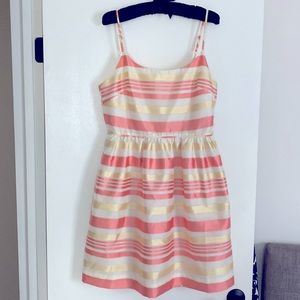 J. Crew striped cocktail dress with pockets - Size 10